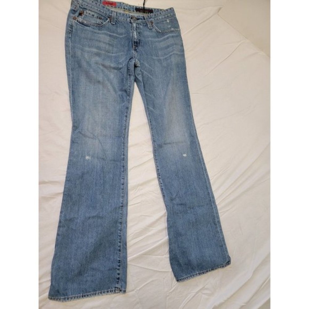 AG Adriano Goldschmied The Angel Size 28 R Bootcut Light Wash Flare Jeans EUC